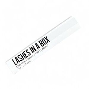LASHES IN A BOX CLEAR LASH ADHESIVE 5ML - BNIB